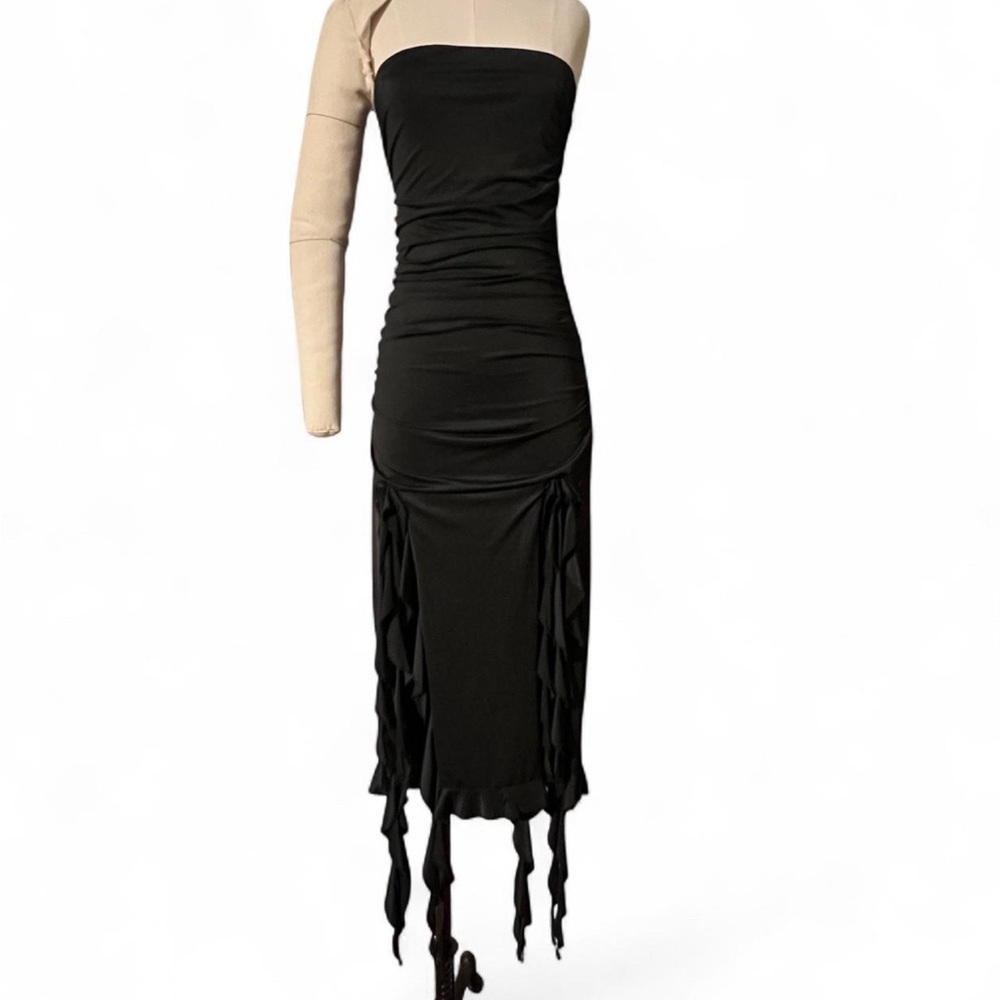 Black Strapless Dress